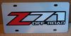 Chevrolet Z71 Off Road (red/mirror) S/S plate